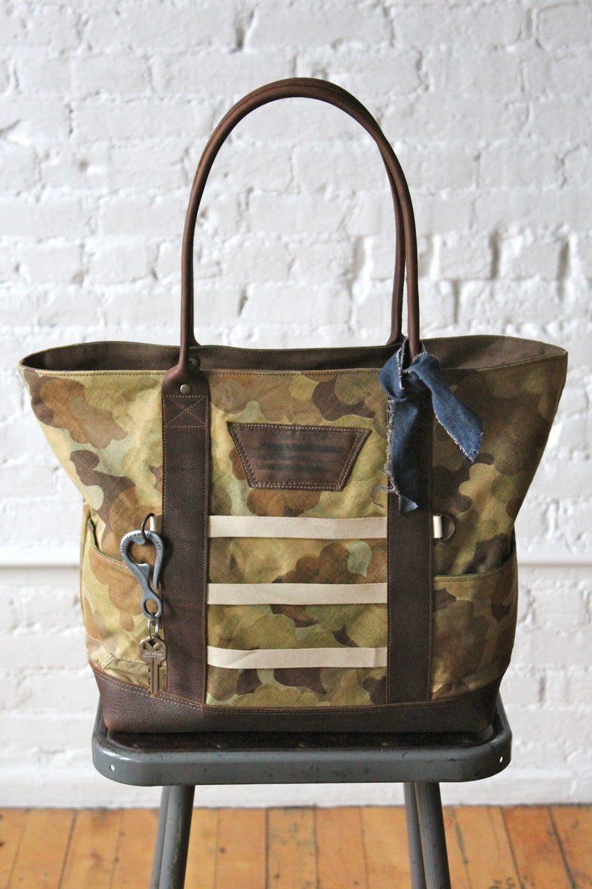 Korean War Cloud Camo & 1940's era Promo Apron Carryall