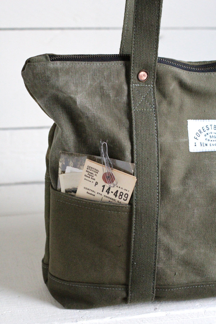 WWII era Canvas Travel Tote