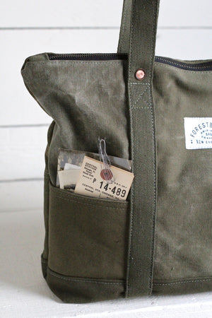 WWII era Canvas Travel Tote