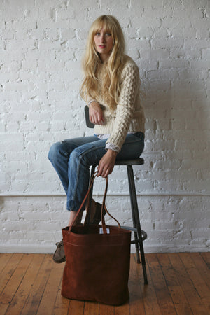 Suede Market Tote
