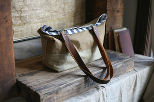 WWII era Canvas Tote Bag - SOLD