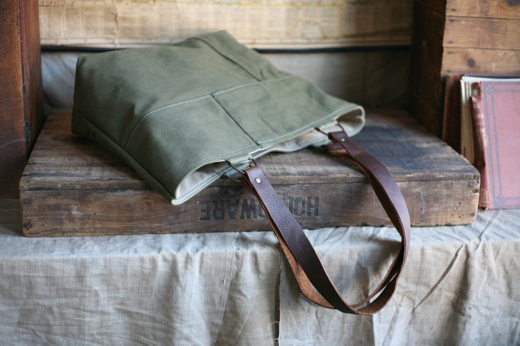 WWII era Canvas Tote Bag - SOLD