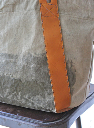 WWII era Canvas Carryall