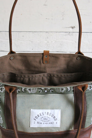 1950's era Bandana Weekend Bag