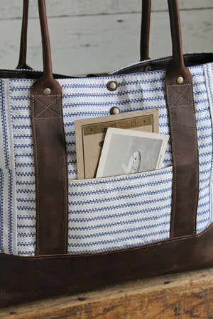1940's era Feed Sack Weekend Bag