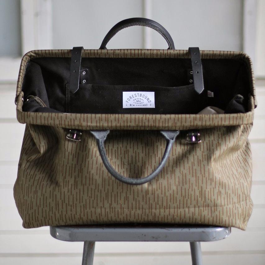 1950's era Rain Pattern Camo Utility Bag - SAMPLE