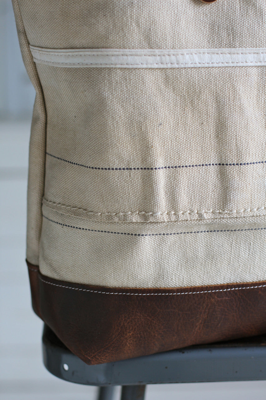 1940's era Canvas & Work Apron Tote Bag