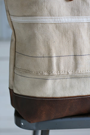 1940's era Canvas & Work Apron Tote Bag