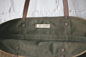 WWII era Canvas Carryall