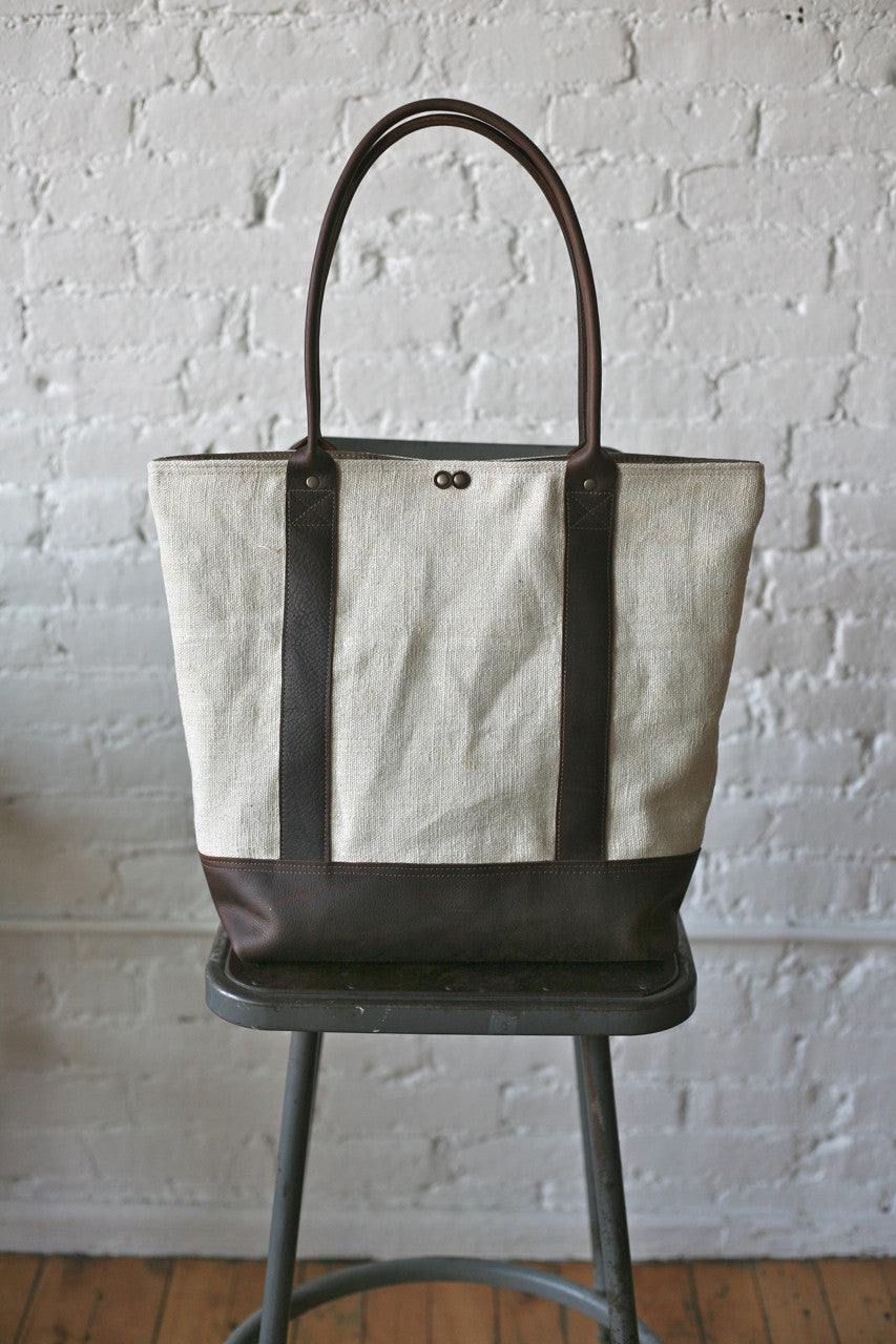 1940's era Linen Carryall