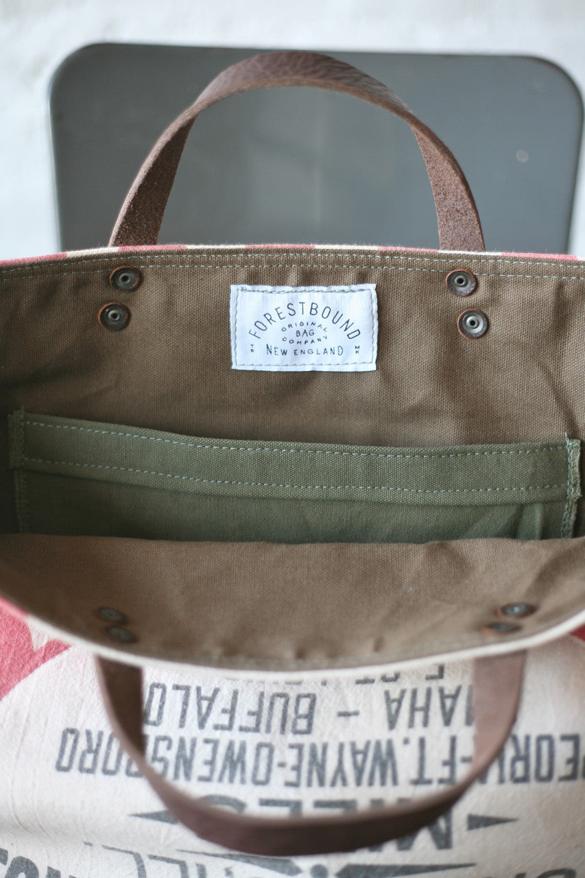 1950's era Feed Sack Carryall