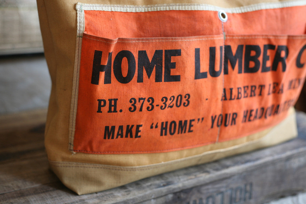 WWII era Canvas & 1950's Work Apron Carryall - SOLD