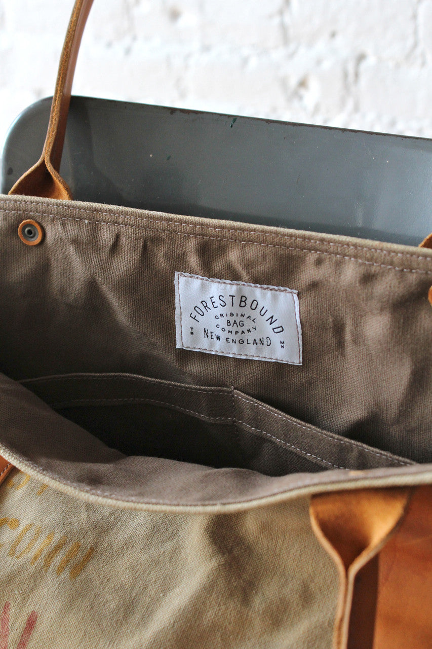 WWII era Canvas Carryall