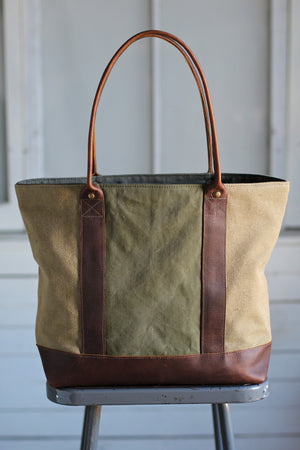 WWII era Canvas Carryall
