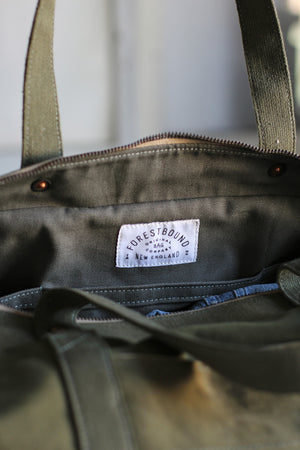 WWII era Canvas Duffle Bag