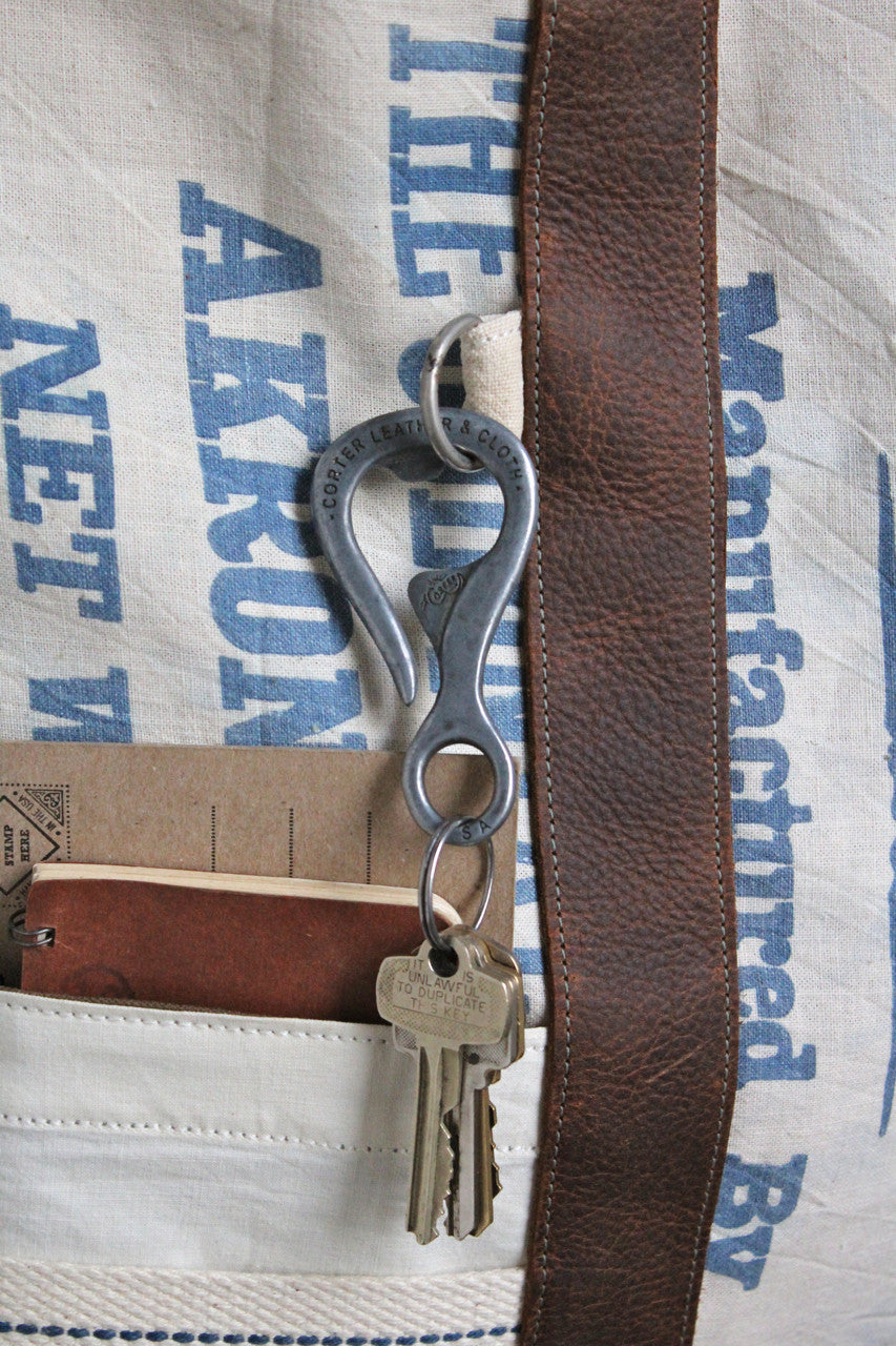 Extra Large 1950's era Salt Bag Carryall
