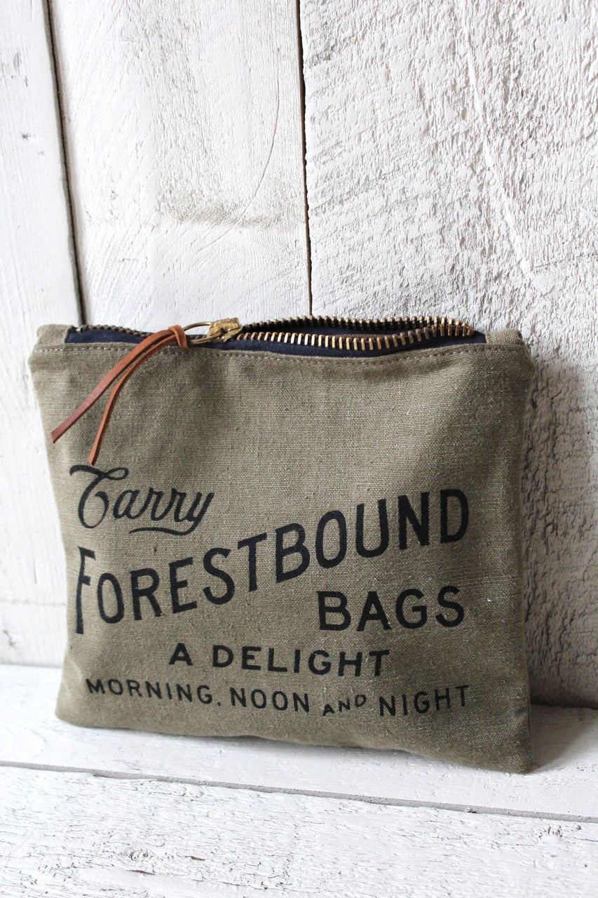 WWII era Canvas Logo Pouch