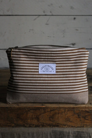 Deadstock Striped Canvas Utility Pouch