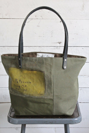 WWII era US Military Canvas Tote Bag