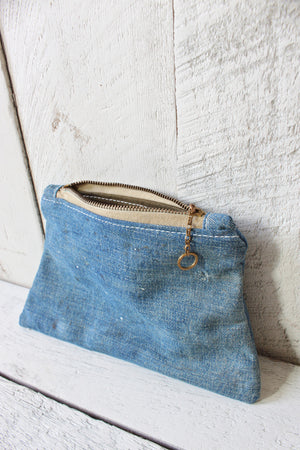 WWII era US Navy Denim Utility Pouch