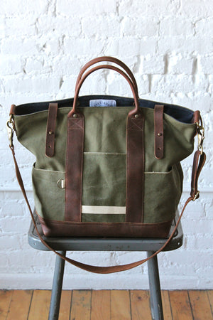 WWII era Canvas Weekend Bag