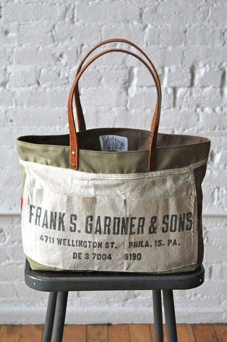 1950's era Mail Bag & Lumber Apron Tote