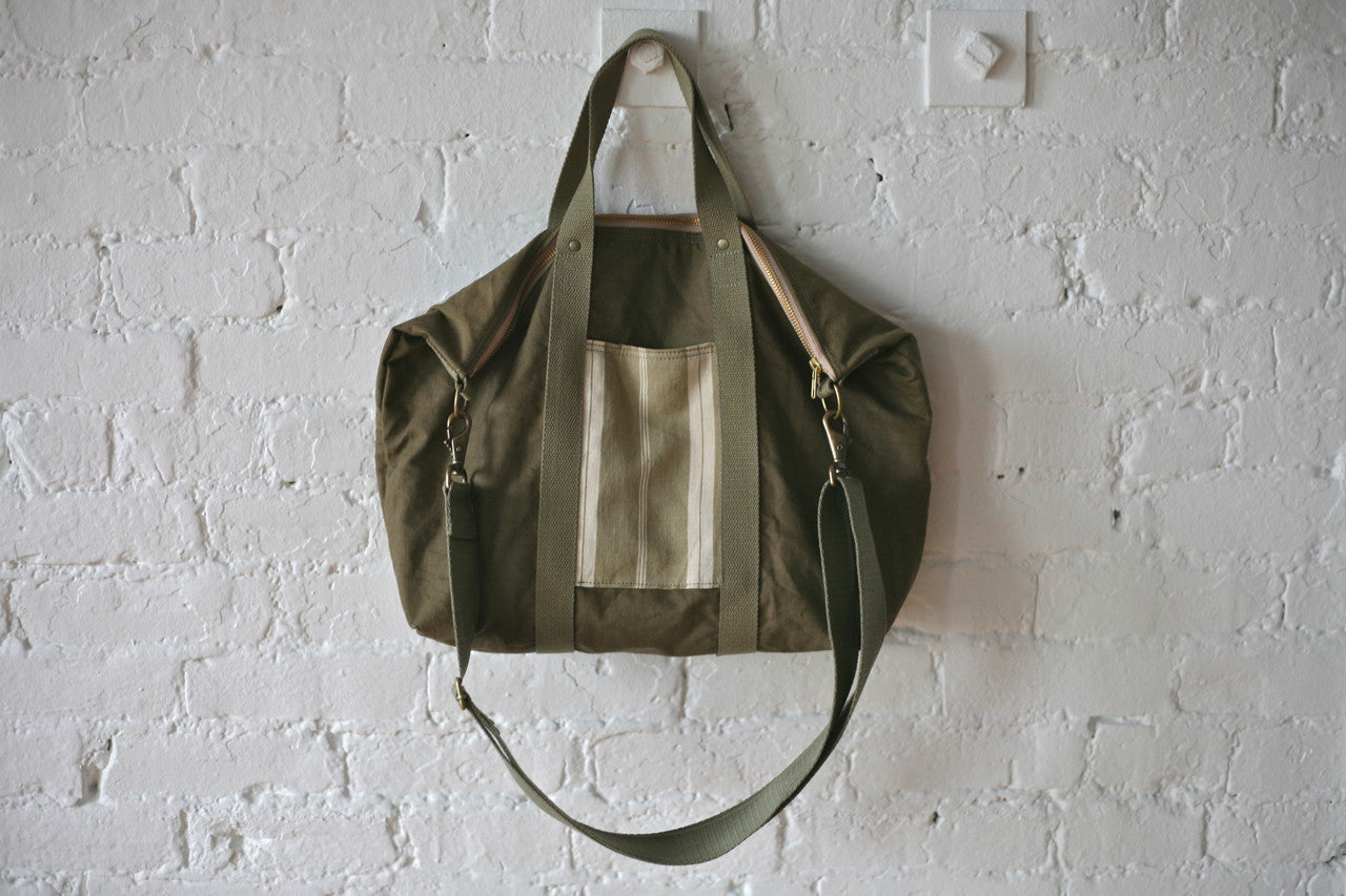 WWII era Canvas Weekend Bag
