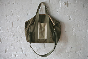 WWII era Canvas Weekend Bag