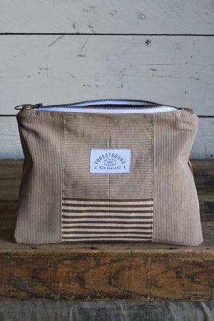 Deadstock Striped Canvas Utility Pouch