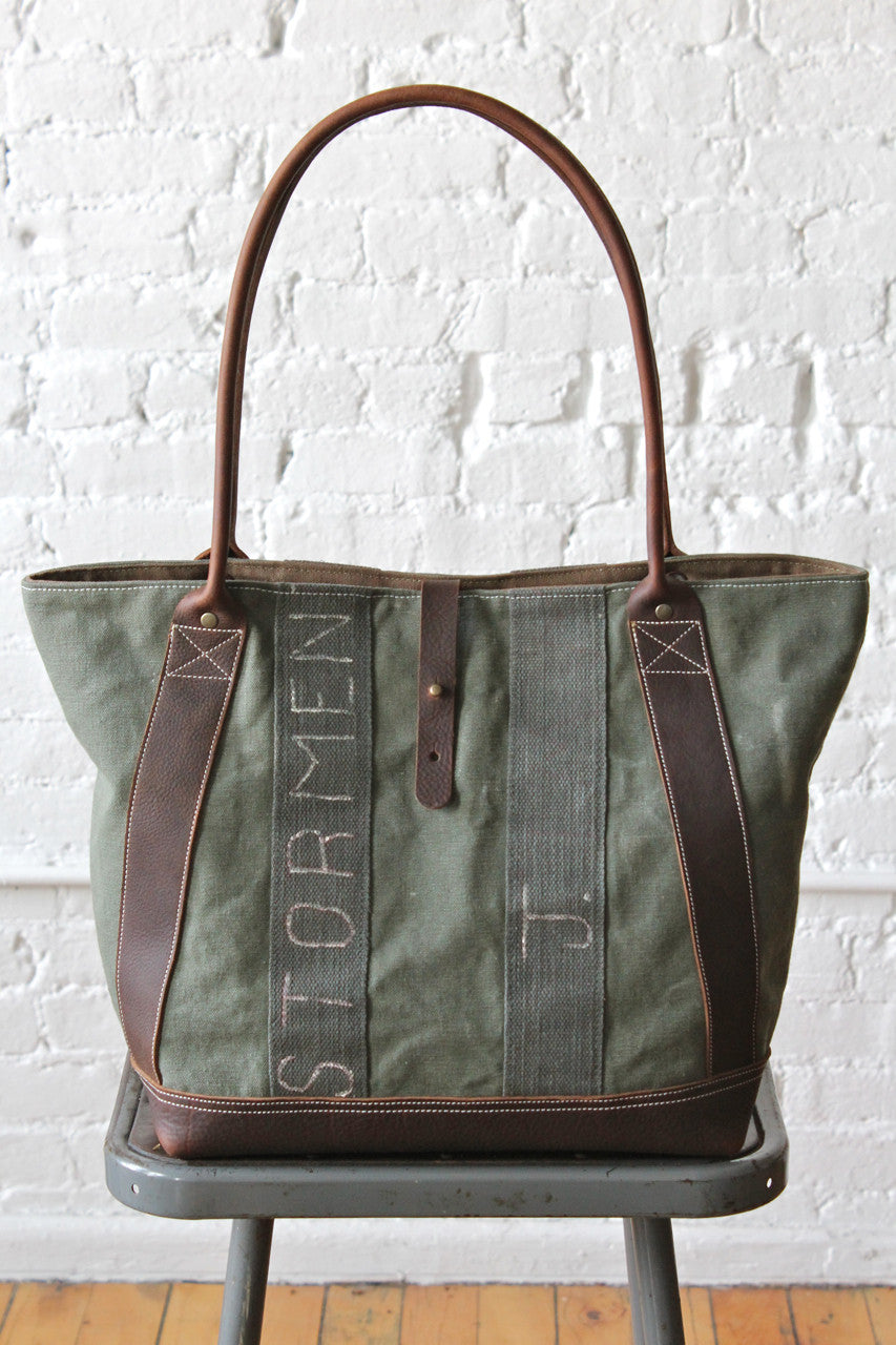 WWII era Canvas Carryall