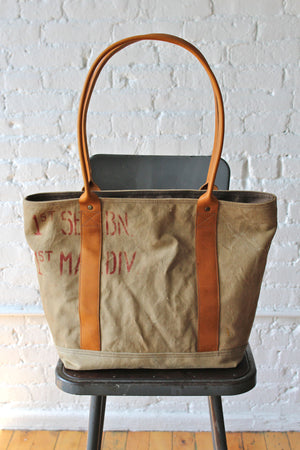 WWII era Canvas Carryall