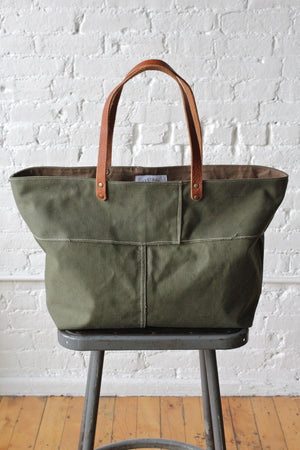 WWII era US Military Canvas Tote Bag