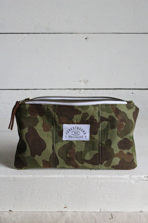 WWII era Frog Skin Camo Utility Pouch