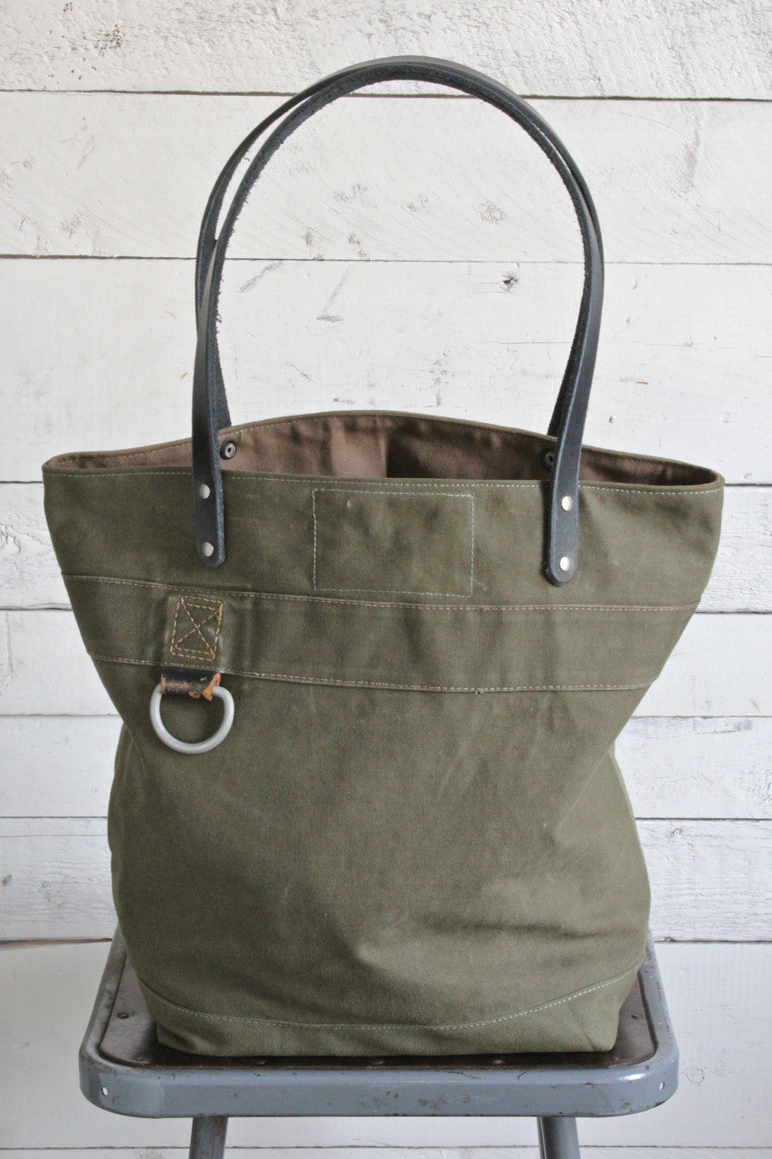 WWII era Military Canvas Tote Bag