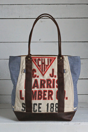 1930's era Striped Lumber Apron Carryall