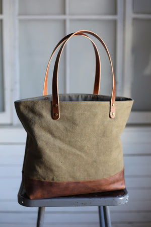 WWII era Canvas Carryall