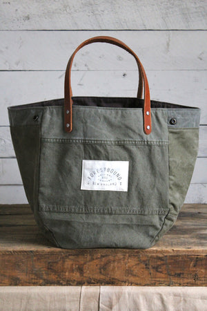 WWII era Convertible Canvas Tote Bag