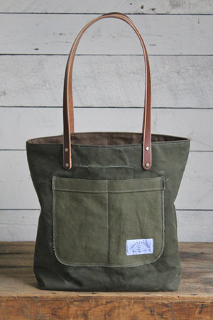 WWII era Military Canvas Pocket Tote