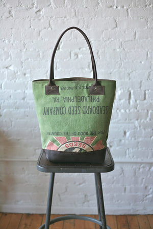 1950's era Feed Sack Tote Bag