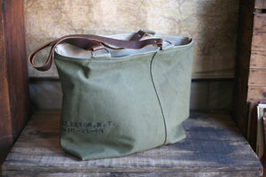 WWII era Canvas Tote Bag - SOLD