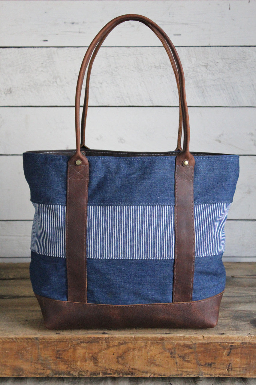 WWII era Denim & 1930's era Work Apron Carryall