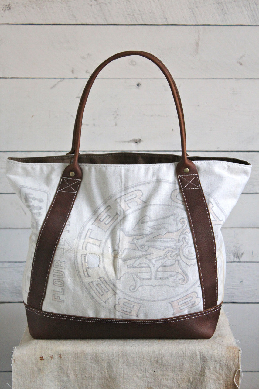 1930's era Flour Sack Carryall