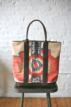 1940's era Feedsack Carryall