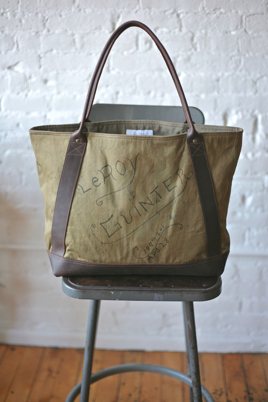 WWII era Canvas Carryall