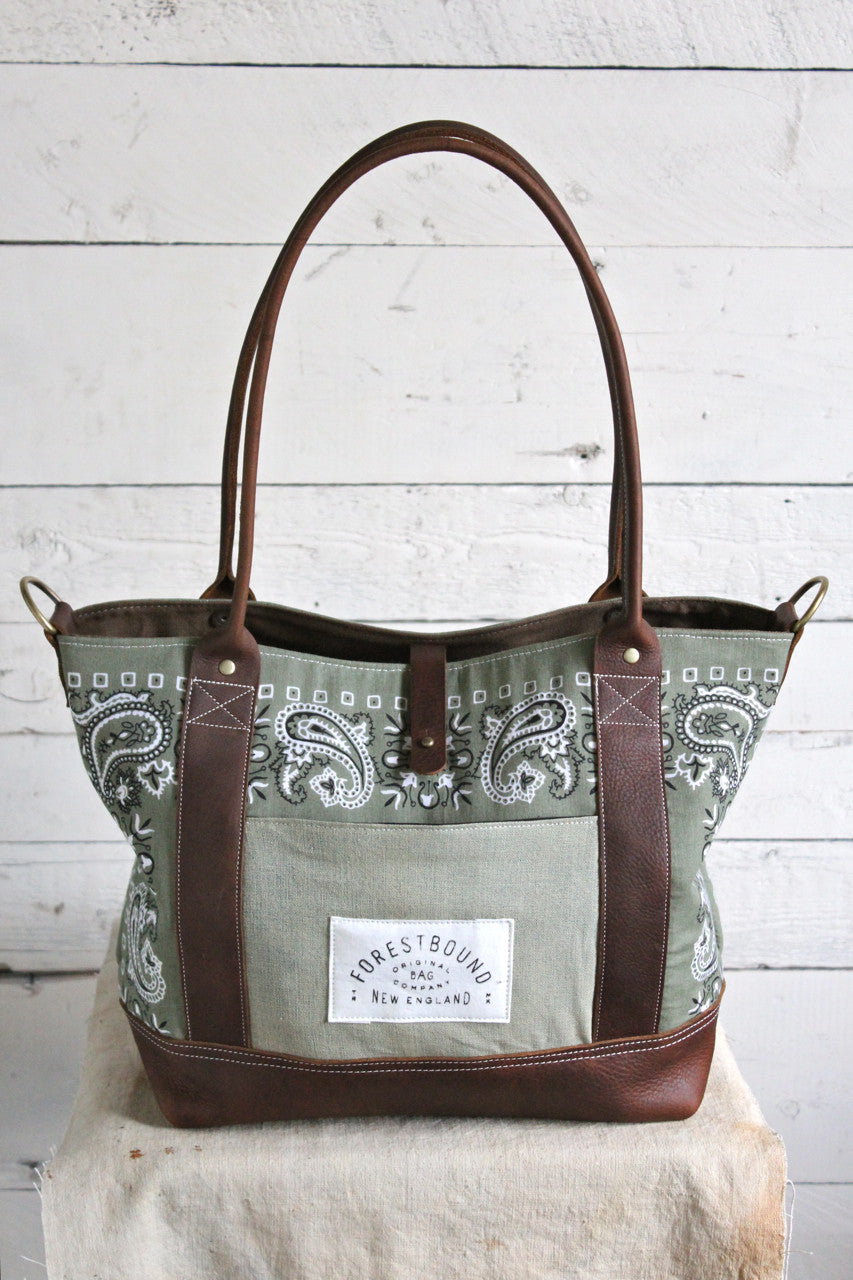 1950's era Bandana Weekend Bag