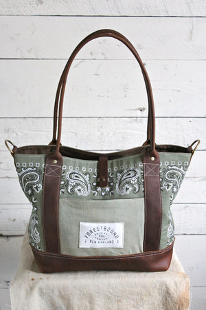 1950's era Bandana Weekend Bag