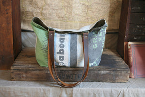 1950's era Farm Feedsack Tote Bag - SOLD