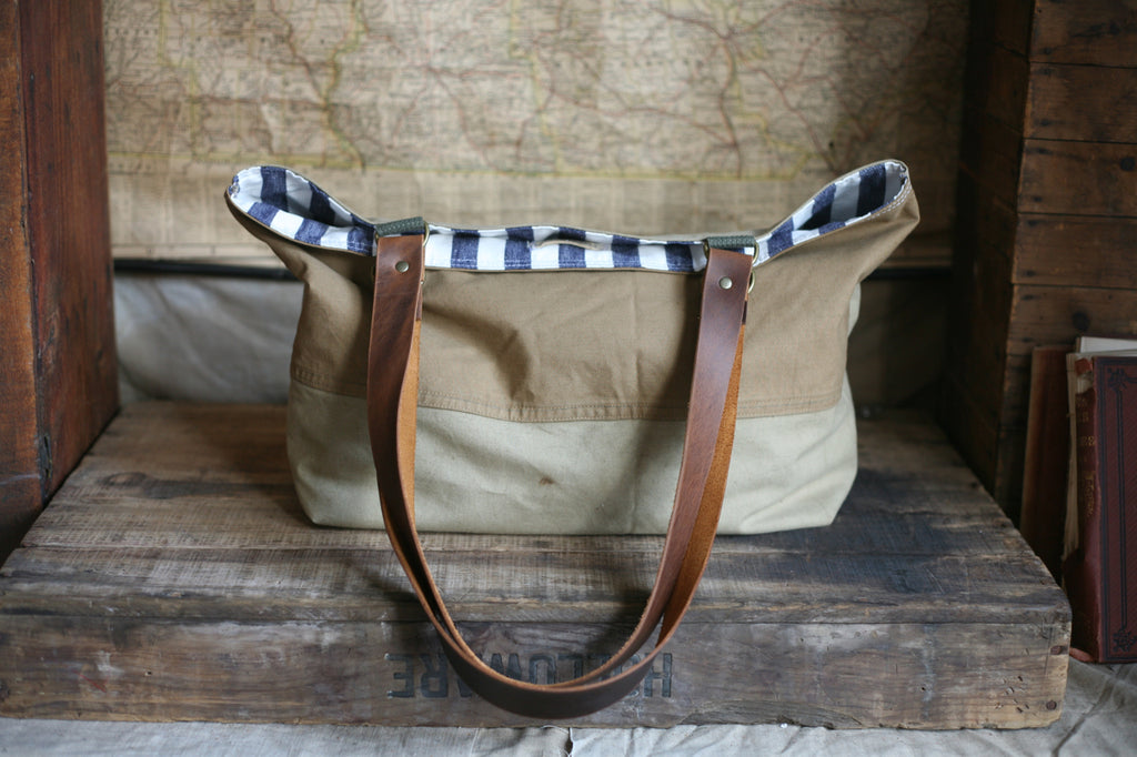 WWII era Canvas Tote Bag - SOLD