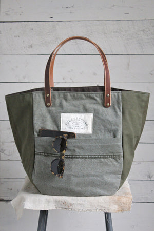 WWII Canvas & Work Apron Carryall