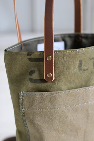 WWII era Canvas Tote Bag